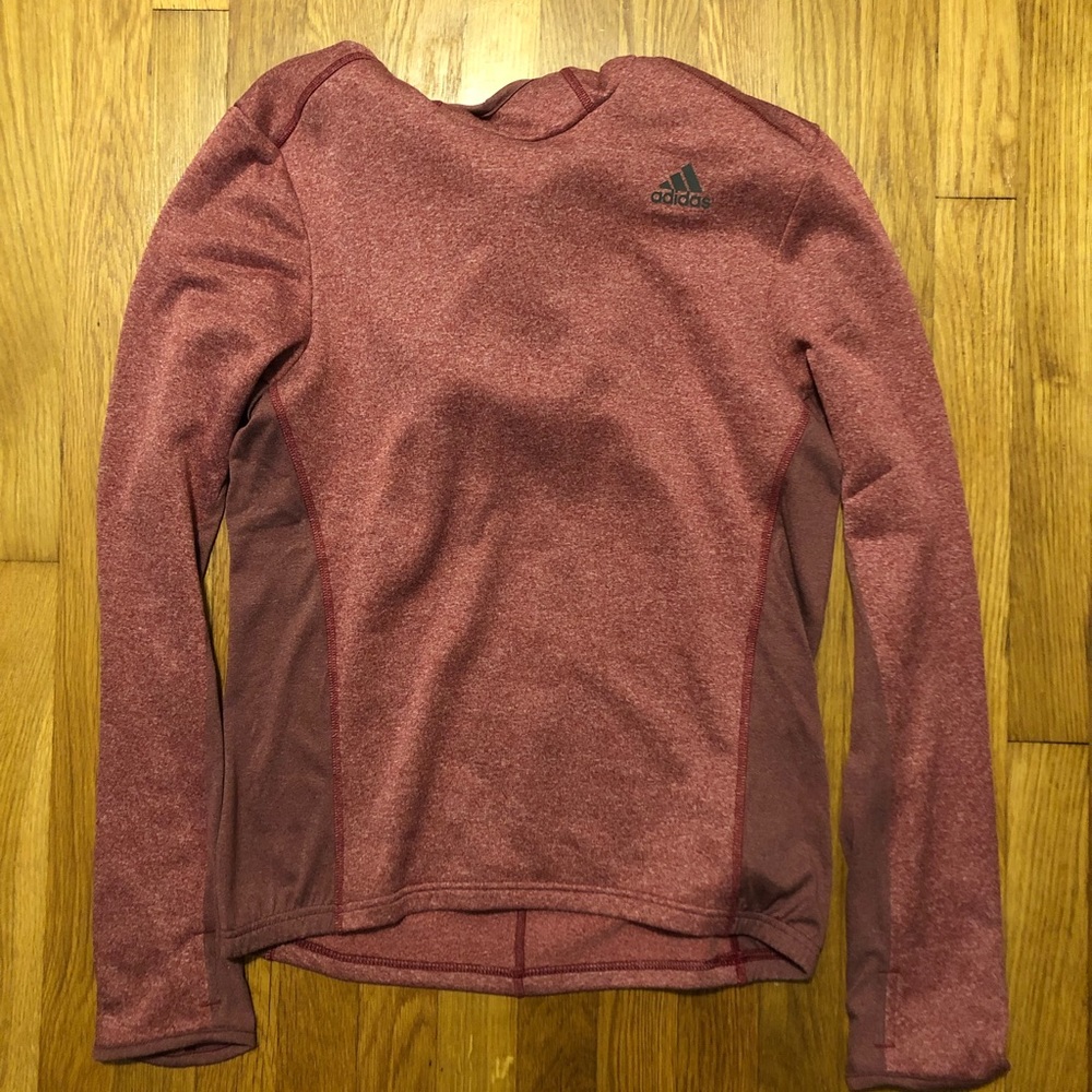 Adidas red Hoodie Men’s Small
